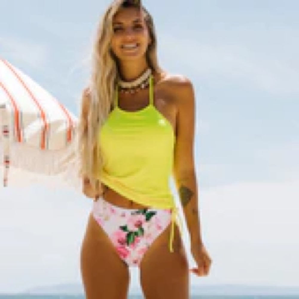 2 piece tankini swimsuit